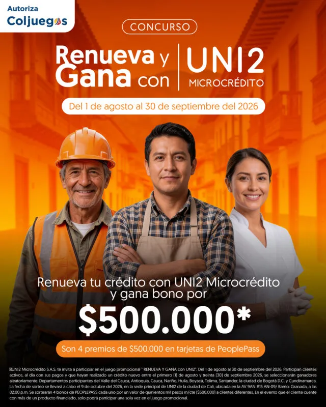 Renueva y Gana con UNI2
