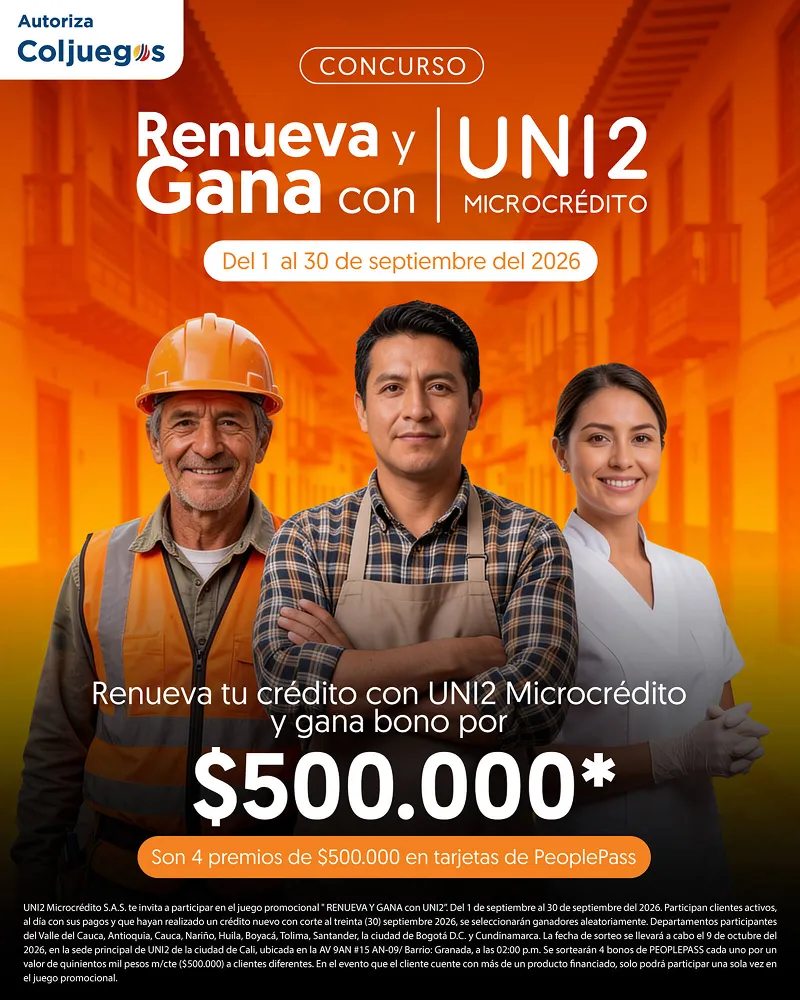 Renueva y Gana con UNI2